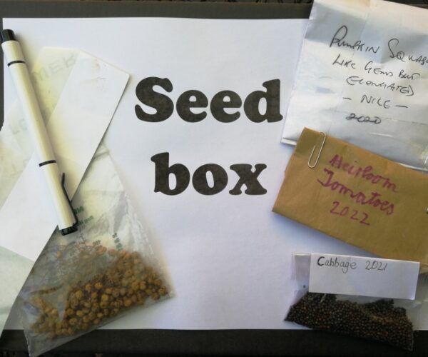 Collecting, Saving, Storing and Swapping Seeds